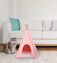 M-PETS Eco Tipi Pink Cat Bed