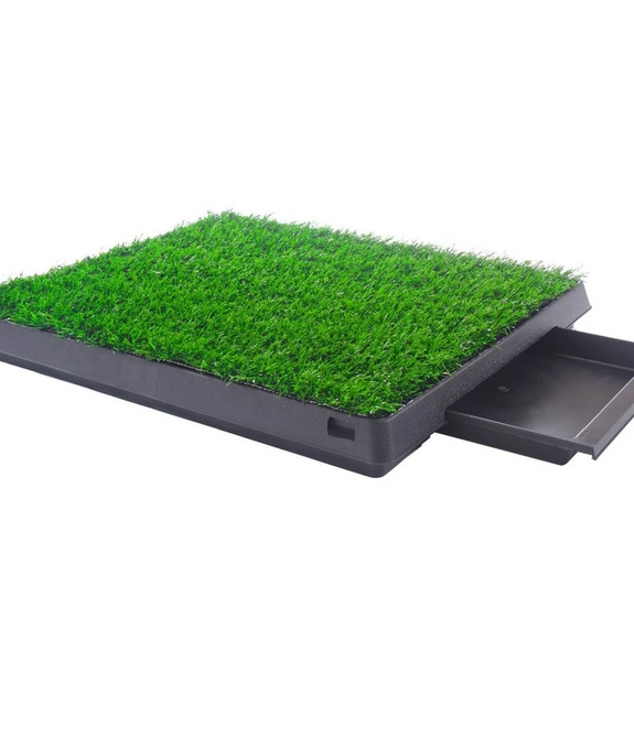 M-PETS Grass Mat Training Pad with Tray