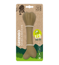 M-PETS Greenbo Natural Rubber Bone Dog Toy L