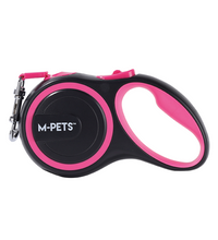 M-PETS Liberty Dog Retractable Leash Pink L