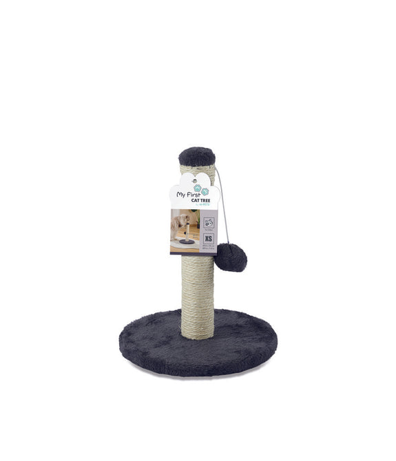 M-PETS My First Cat Tree Pompom Dark Grey