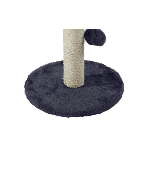 M-PETS My First Cat Tree Pompom Dark Grey