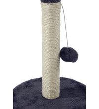 M-PETS My First Cat Tree Pompom Dark Grey