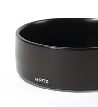 M-PETS OPERA Ceramic Bowls with Bamboo Stand Black 2x850ml