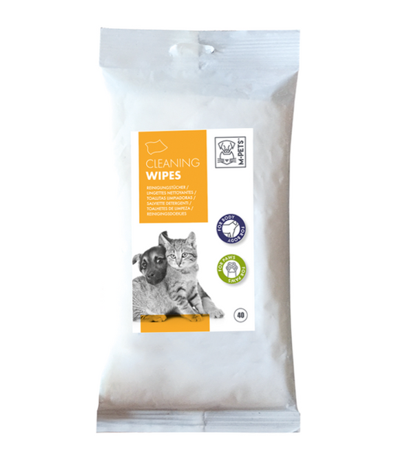 M-PETS Pet Cleaning Wipes 40pcs