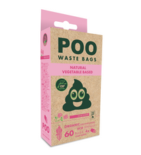 M-PETS Poo Eco Friendly Waste Bags Rose Scented 60 pcs