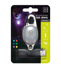 M-PETS Rechargeable LED JEWEL for dogs – White