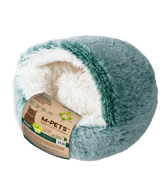 M-PETS Snugo Eco Cat Bed Green