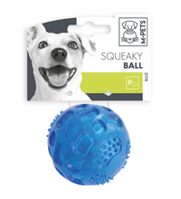 M-PETS Squeaky Ball Dog Toy Blue