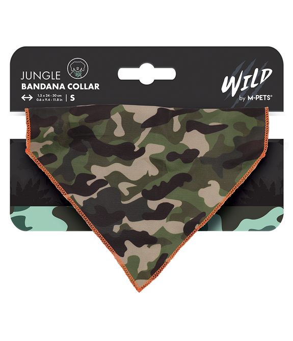 M-PETS Wild Jungle Bandana Collar S