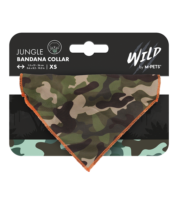 M-PETS Wild Jungle Bandana Collar XS