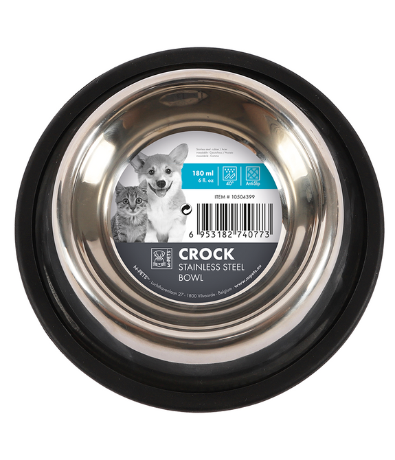 M-PETS Crock Stainless Steel Bowl XS