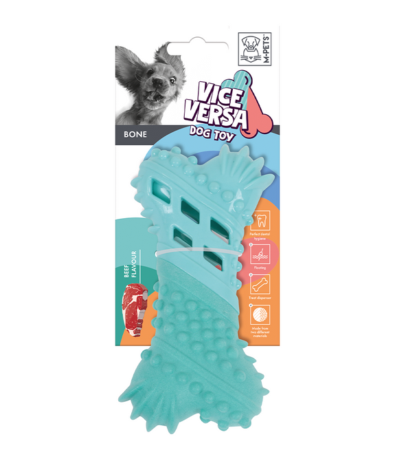 M-PETS Vice Versa Bone S Beef Flavor Dog Toy