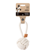 M-PETS Coto White Loop Ball L Eco Friendly Dog Toy