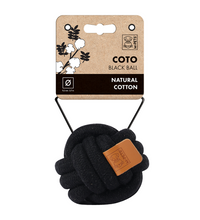 M-PETS Coto Black Ball M Eco Friendly Dog Toy