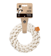 M-PETS Coto White Ring L Eco Friendly Dog Toy