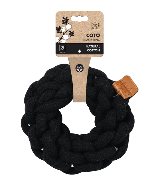 M-PETS Coto Black Ring S Eco Friendly Dog Toy