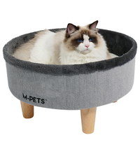 M-PETS Round Elevated Cat Bed