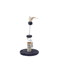 M-PETS My First Cat Tree Feather Dark Gery