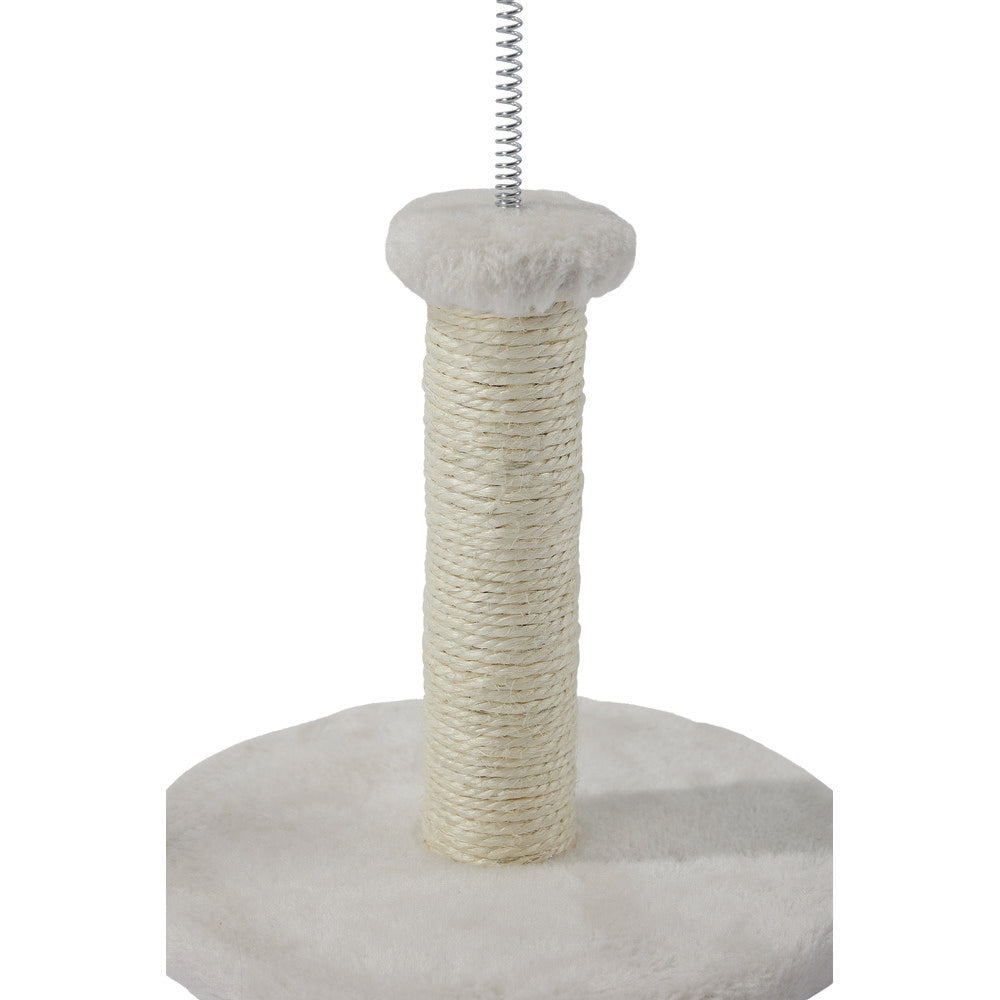 M-PETS My First Cat Tree Feather White