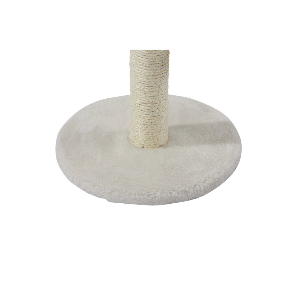 M-PETS My First Cat Tree Pompom White
