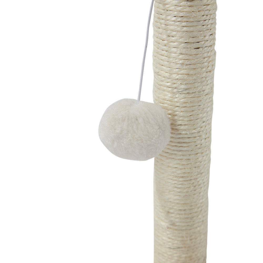 M-PETS My First Cat Tree Pompom White