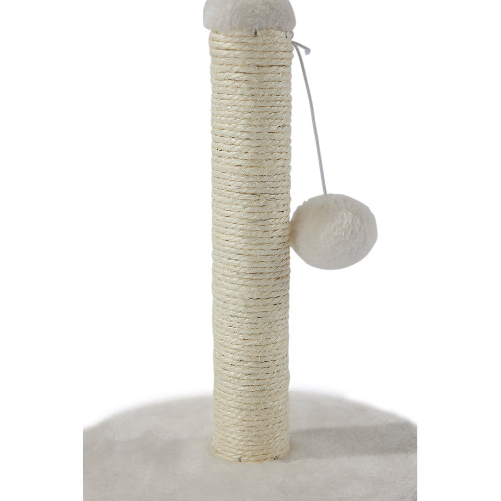 M-PETS My First Cat Tree Pompom White