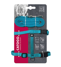 M-PETS Catogo Cat Harness & Leash Set Blue