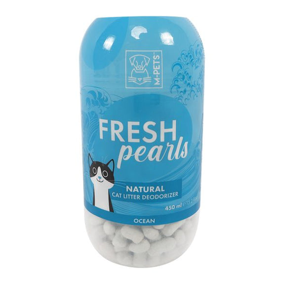 M-PETS Fresh Pearls Natural Cat Litter Deodoriser Ocean 450ml