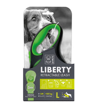 M-PETS Liberty Dog Retractable Leash Green L