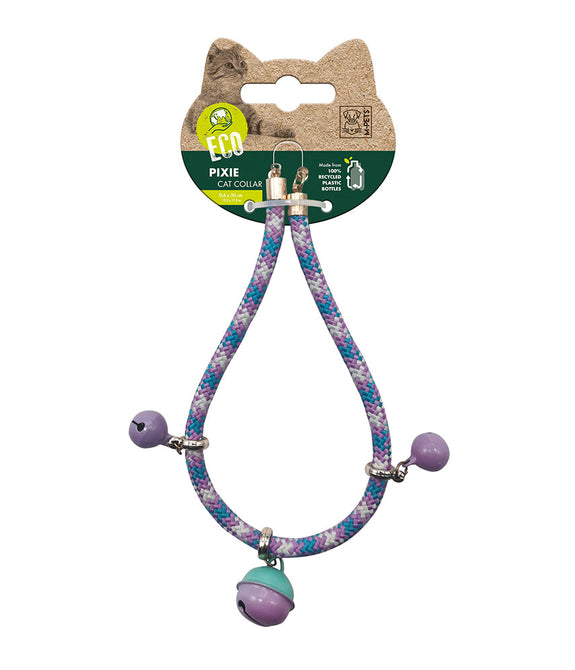 M-PETS Pixie Cat Eco Collar Purple & Teal