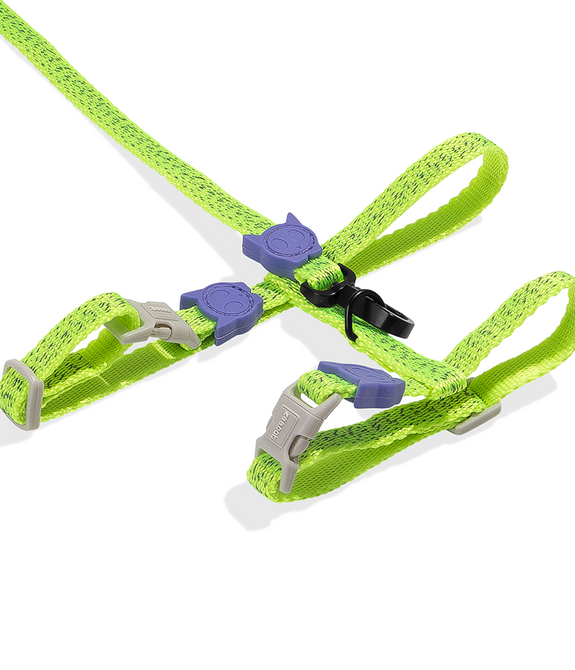 Zee.Cat Nox Lumen Harness & Leash Set