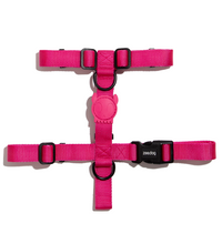 Zee.Dog Pink Led H-Harness Extra Small