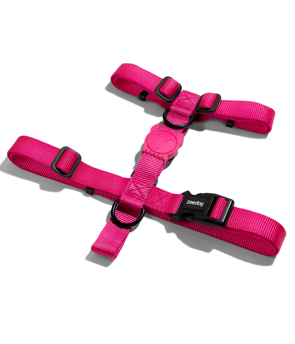 Zee.Dog Pink Led H-Harness Large