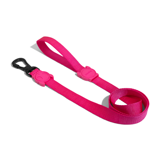 Zee.Dog Pink Led Leash Small