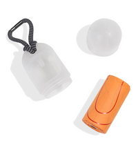 Zee.Dog Poop Bag Dispenser with Compostable Refill Transparent