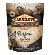 carnilove-buffalo-with-rose-blossom-for-adult-dogs-wet-food-pouches-12x300g -1