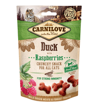 Carnilove Duck with Raspberries Crunchy Snack for Cats 50g