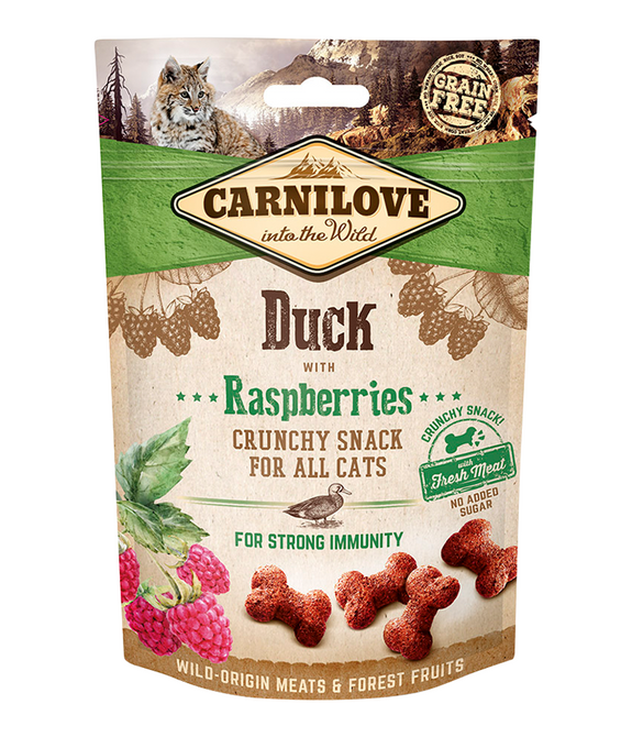 carnilove-duck-with-raspberries-crunchy-snack-for-cats-50g -1