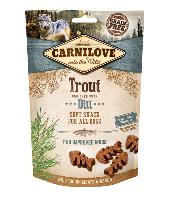 carnilove-trout-enriched-with-dill-soft-snack-for-dogs-200g -1