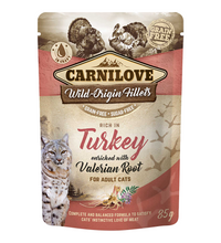 carnilove-turkey-enriched-with-valerian-root-for-adult-cats-wet-food-pouches-24x85g -1