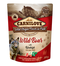 carnilove-wild-boar-with-rosehip-for-adult-dogs-wet-food-pouches-12x300g -1