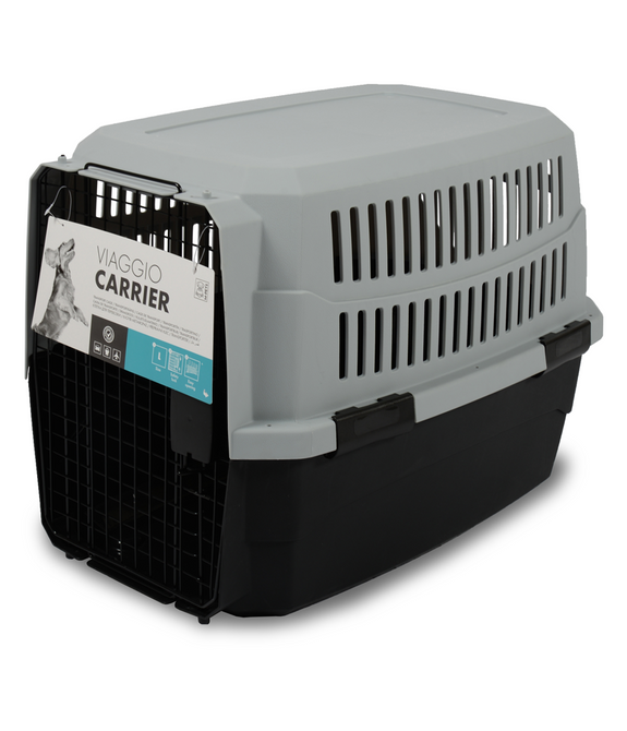 M-PETS Viaggio Carrier L (L81,3 x W56 x H58,5cm) Black/Grey