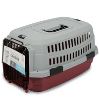 M-PETS Viaggio Carrier XS (L48,3 x W32 x H25,4cm) Red/Grey