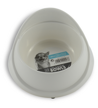 M-PETS Melamine Single Fashion Bowl White 300ml