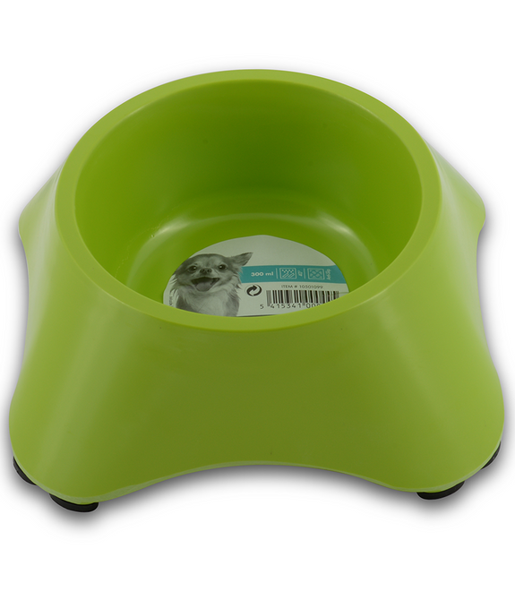 M-PETS Melamine Single Bowl Green 300ml