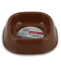 M-PETS Plastic Single Bowl Brown 200ml