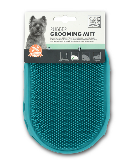 M-PETS Rubber Grooming Mitt