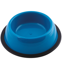 Georplast Silver Antislip Plastic Pet Bowl M