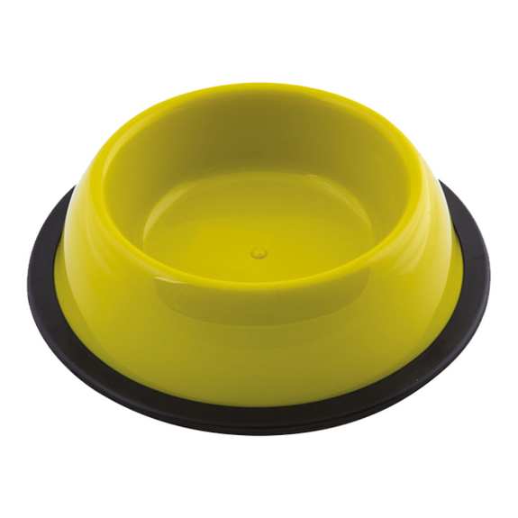 Georplast Silver Antislip Plastic Pet Bowl L